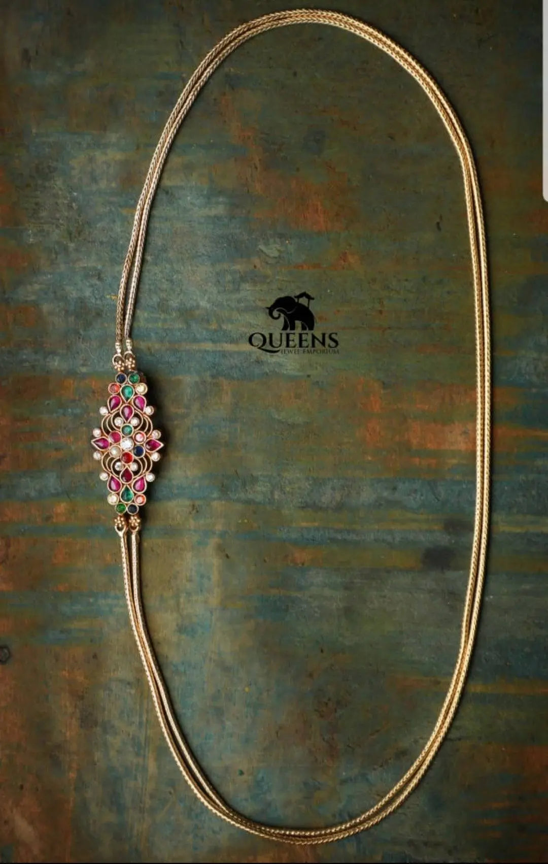 NAVARATHNA MOGAPPU CHAIN - Queens Jewel Emporium