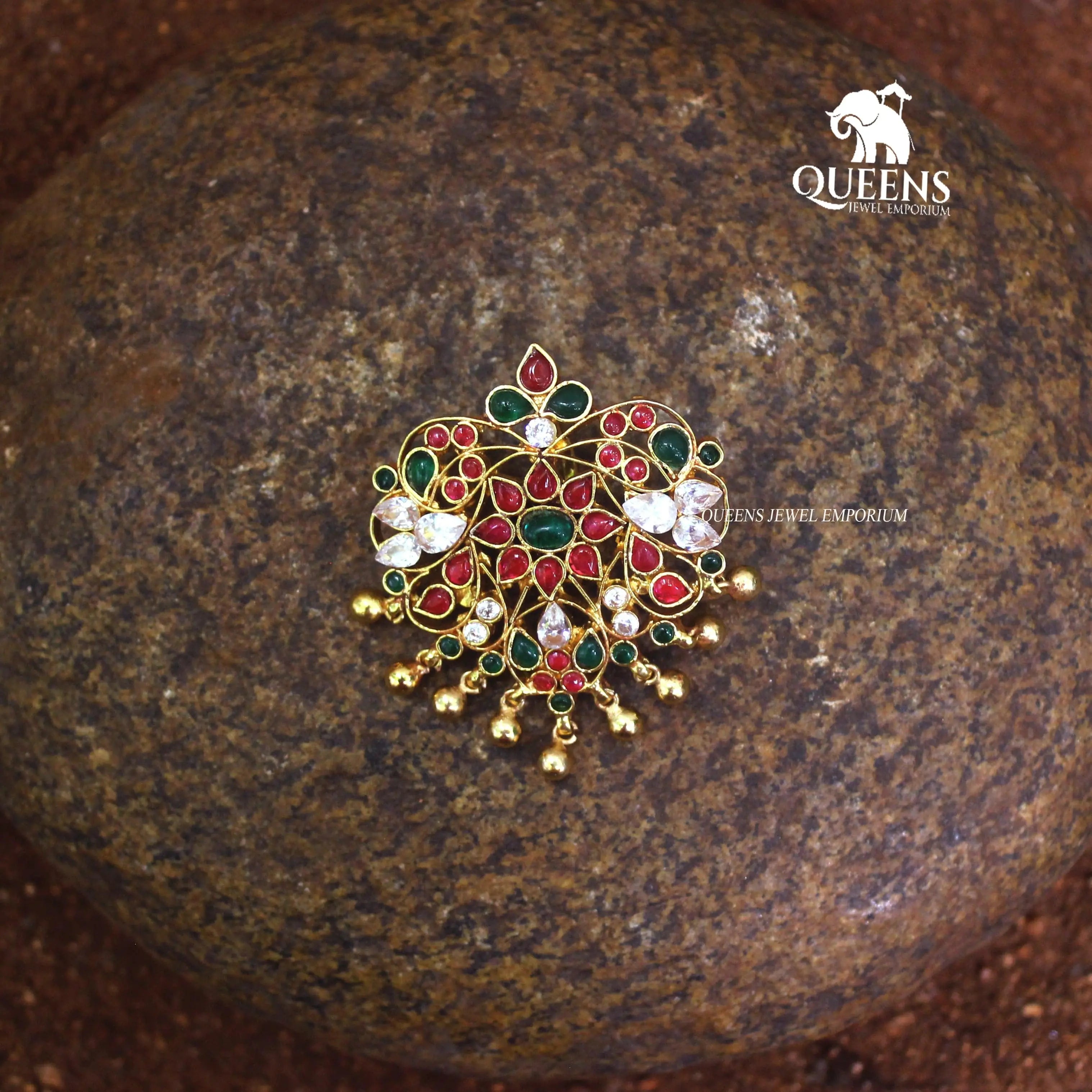 PAVNI SAREE PIN - Queens Jewel Emporium