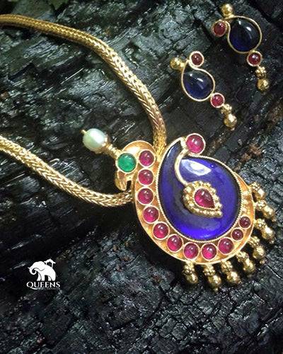 PEACOCK MANGO PENDENT - Queens Jewel Emporium