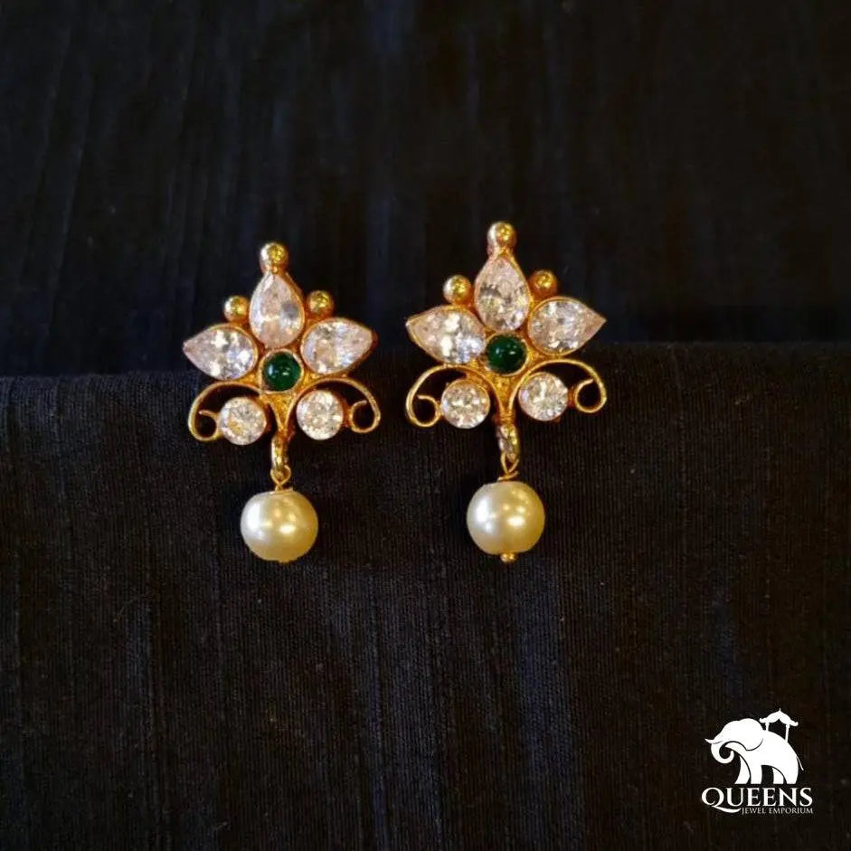 PRAKASAM SIMPLE EARRINGS - Queens Jewel Emporium