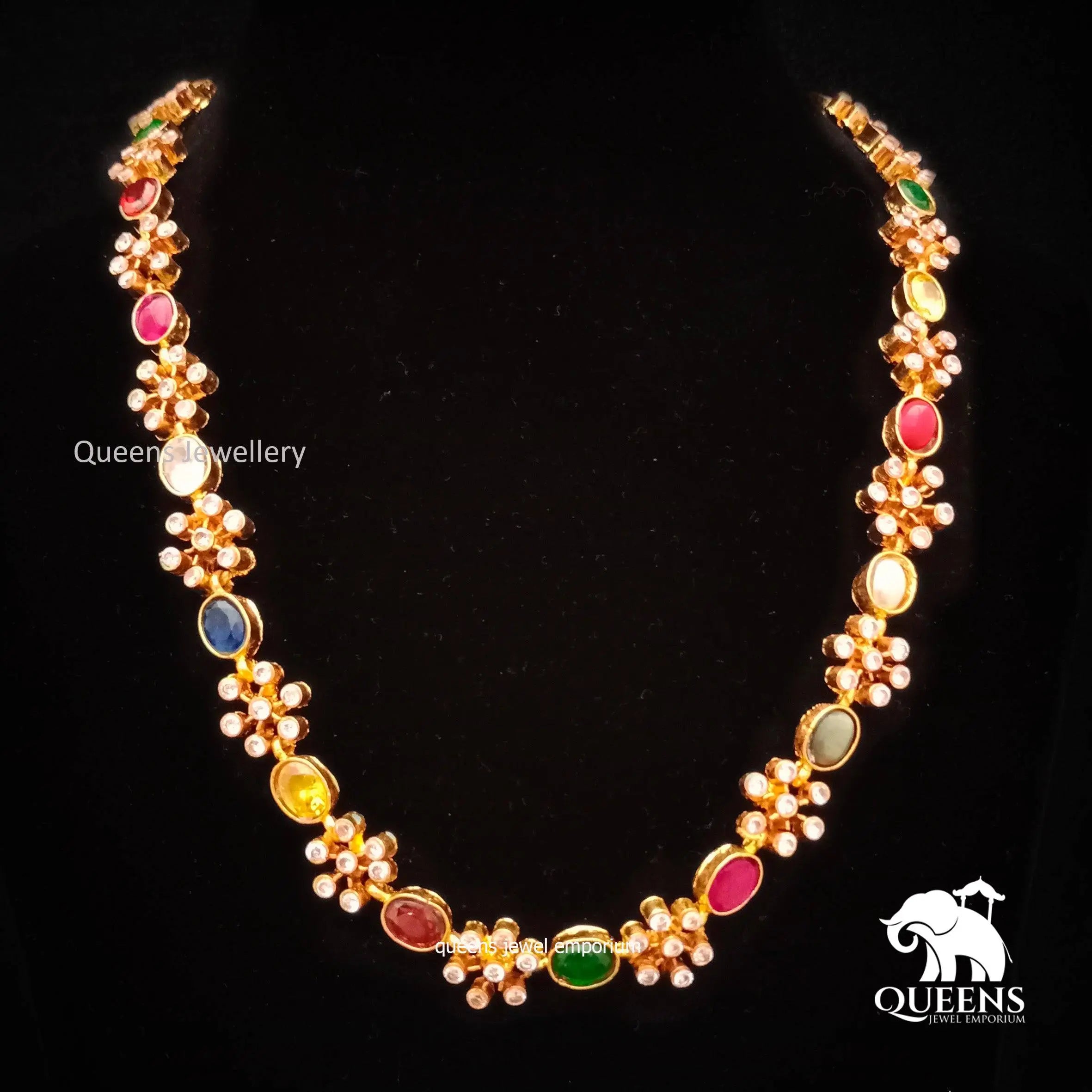RAHINI NAVARATHNA MALAI - Queens Jewel Emporium