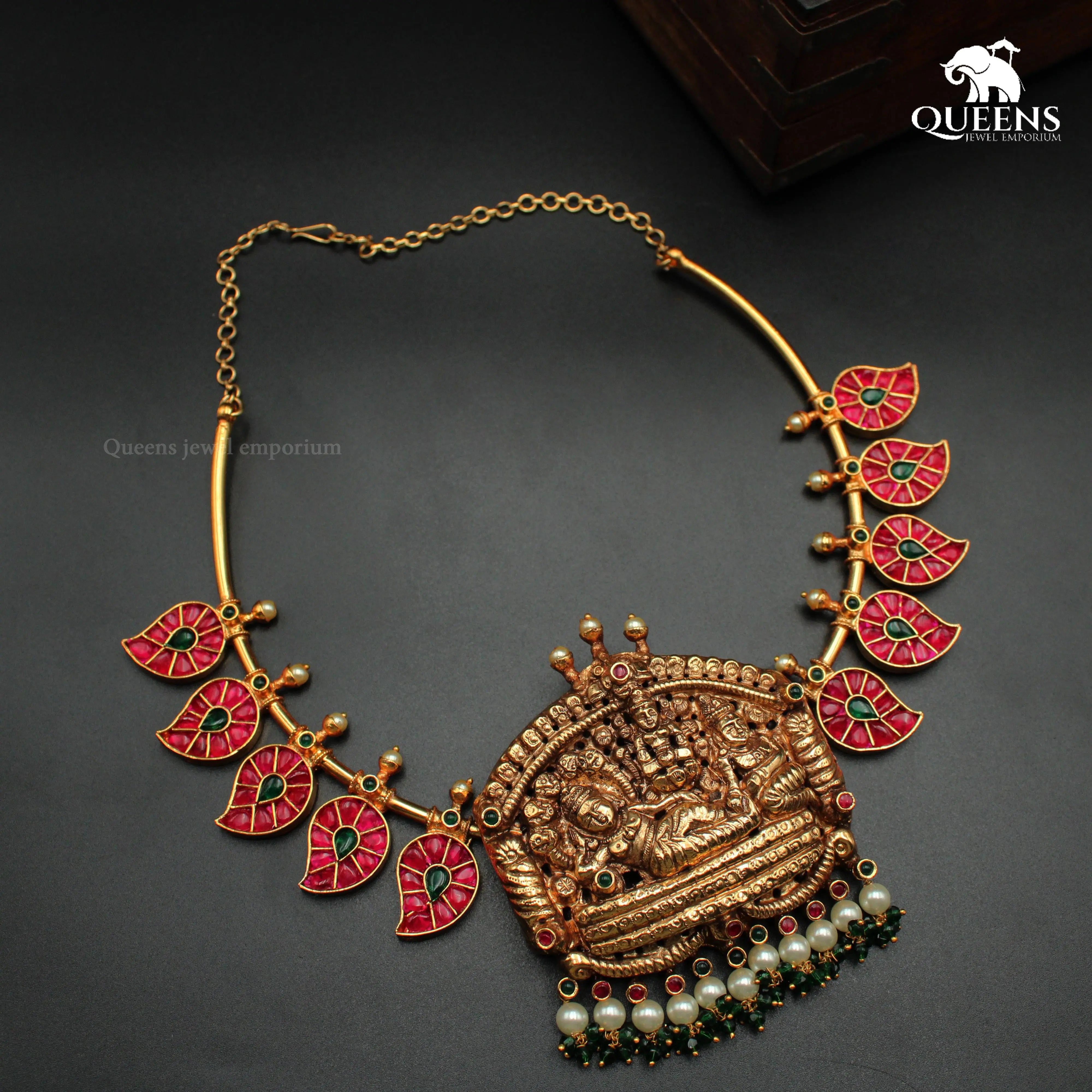 RANGANATHAR KANTI NECKLACE - Queens Jewel Emporium