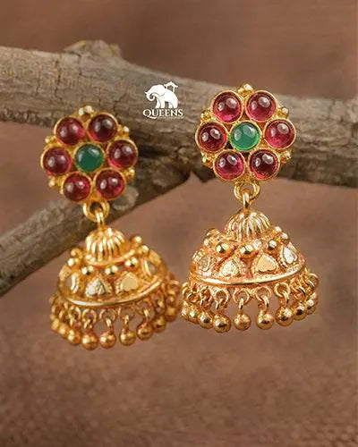 REVA ANTIQUE JHUMKA - Queens Jewel Emporium