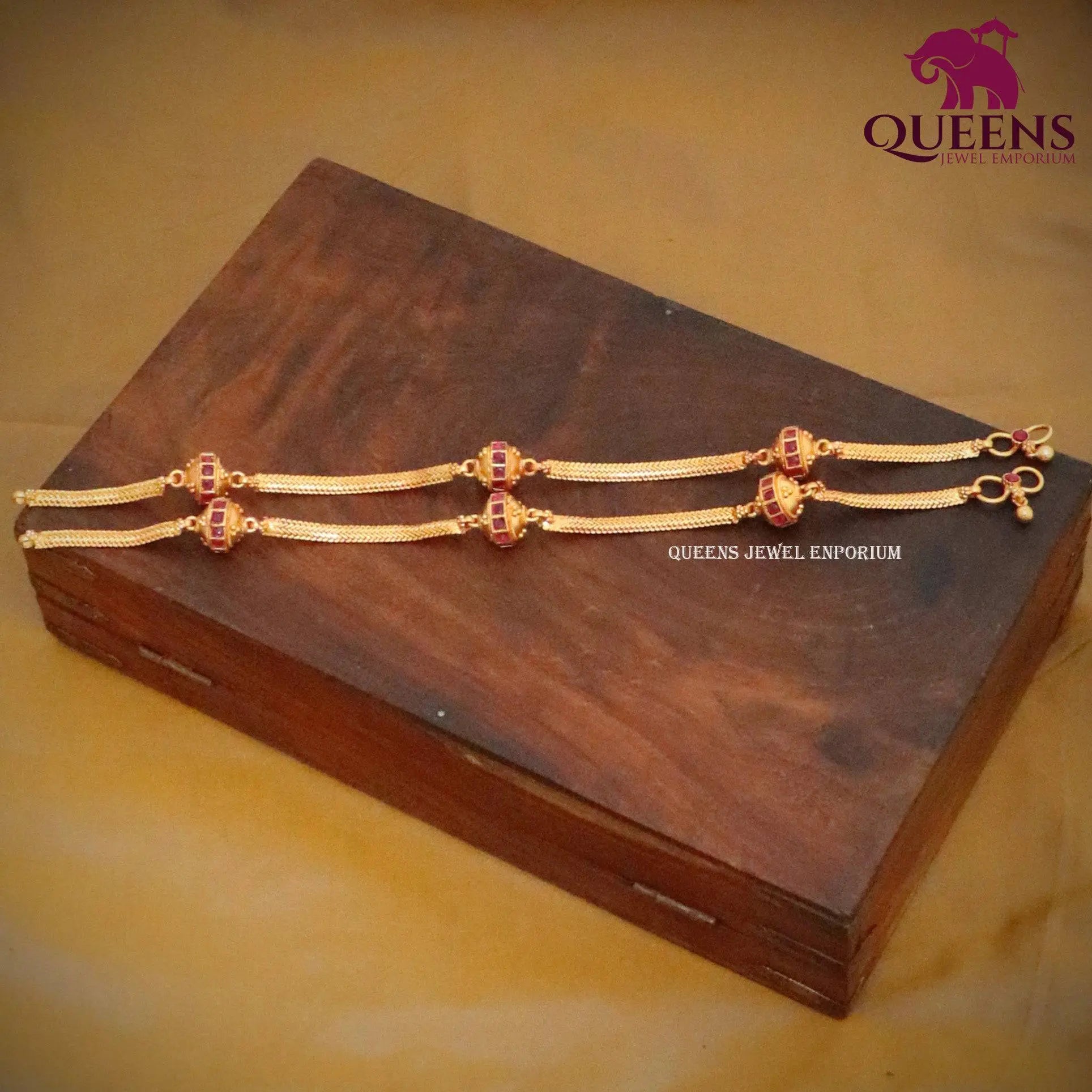 RUDHRA ANKLETS - Queens Jewel Emporium