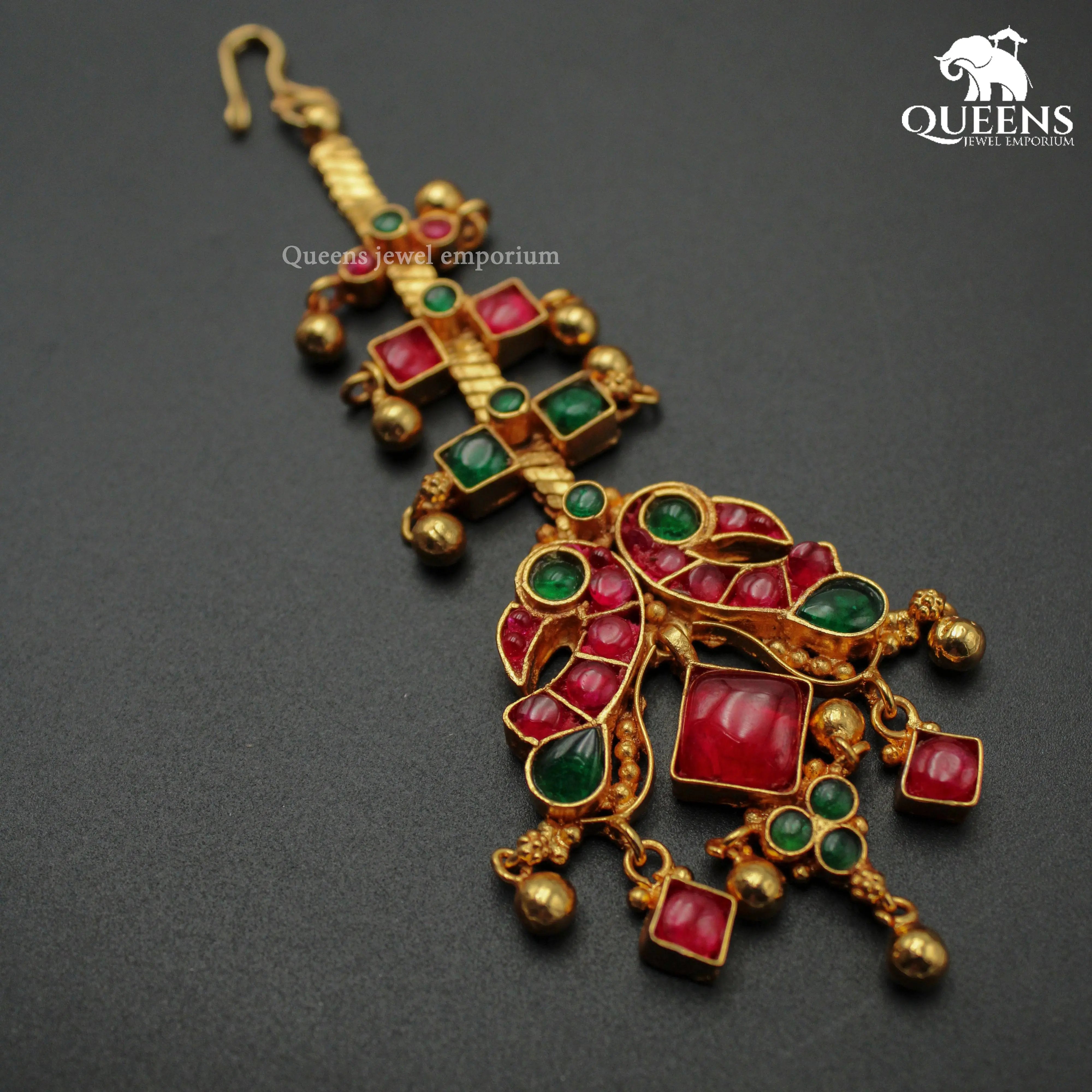 RUKMINI MAANG TIKKA - Queens Jewel Emporium