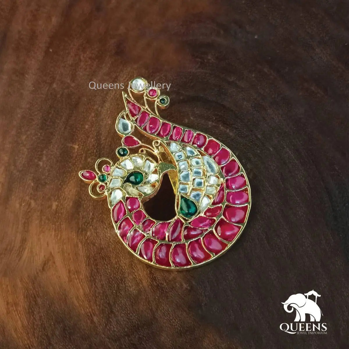 SAKSHI MAYUR PENDENT - Queens Jewel Emporium