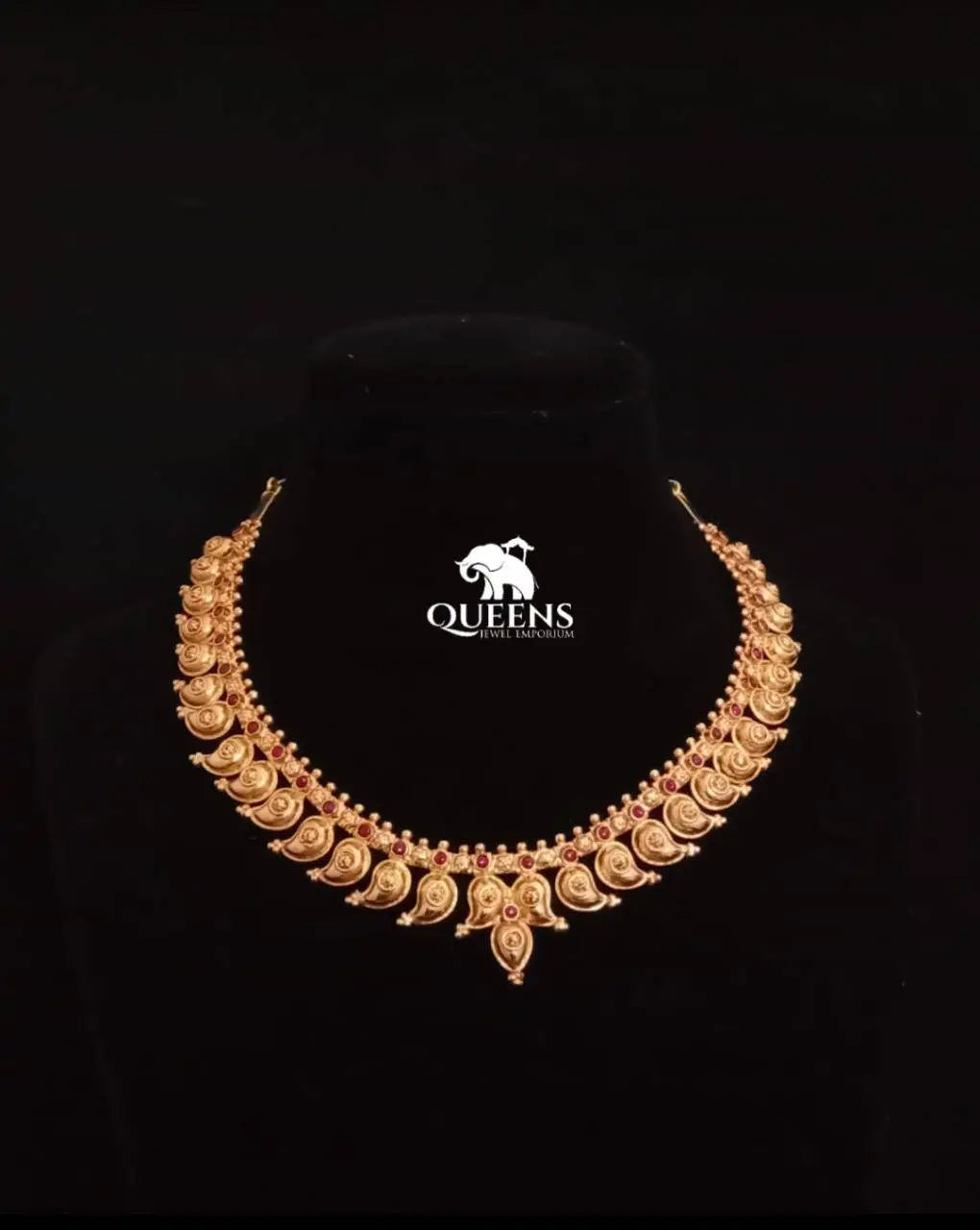 SHRUTHIKA MANGO NECKLACE - Queens Jewel Emporium