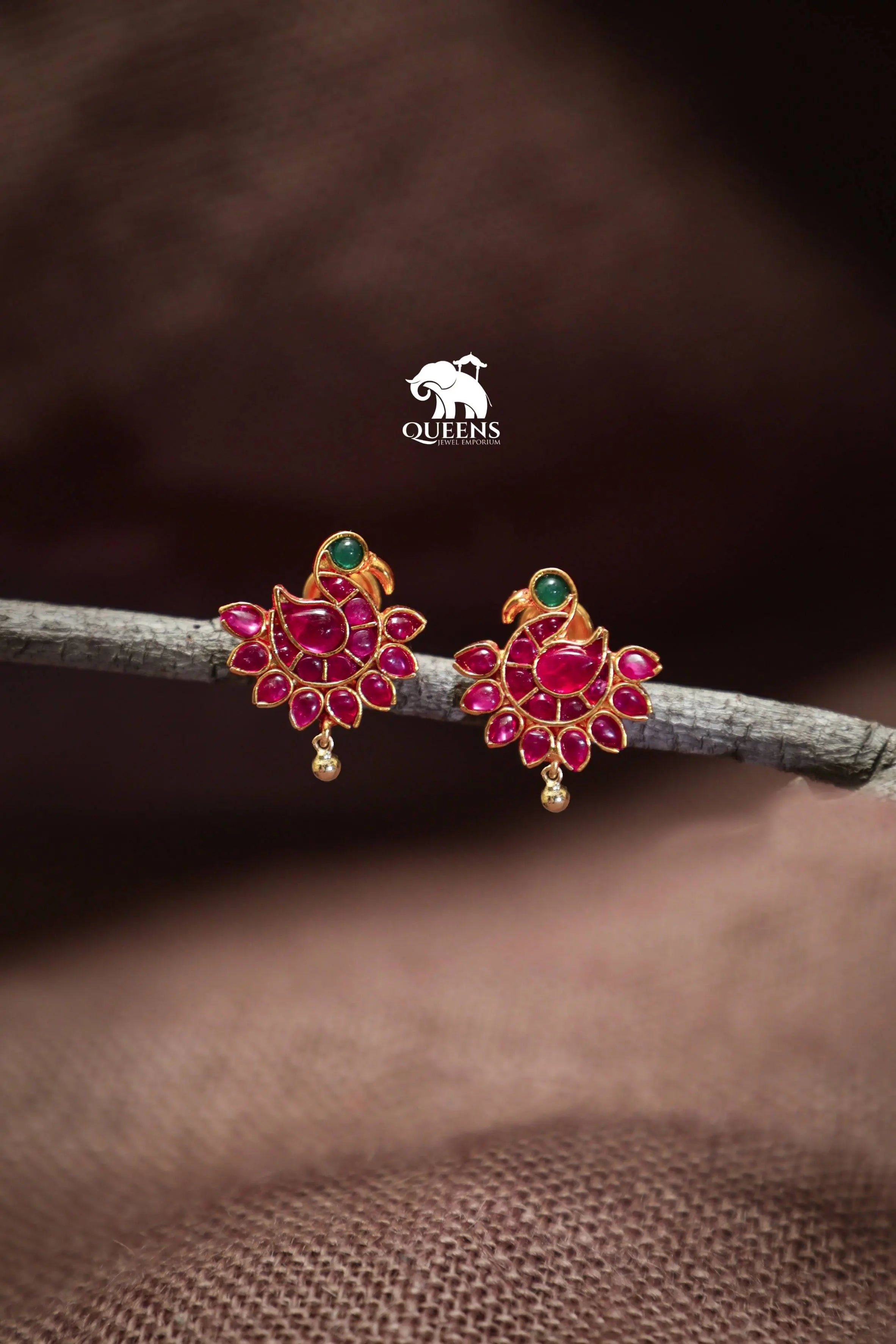 SOWNDHARI STUDS - Queens Jewel Emporium