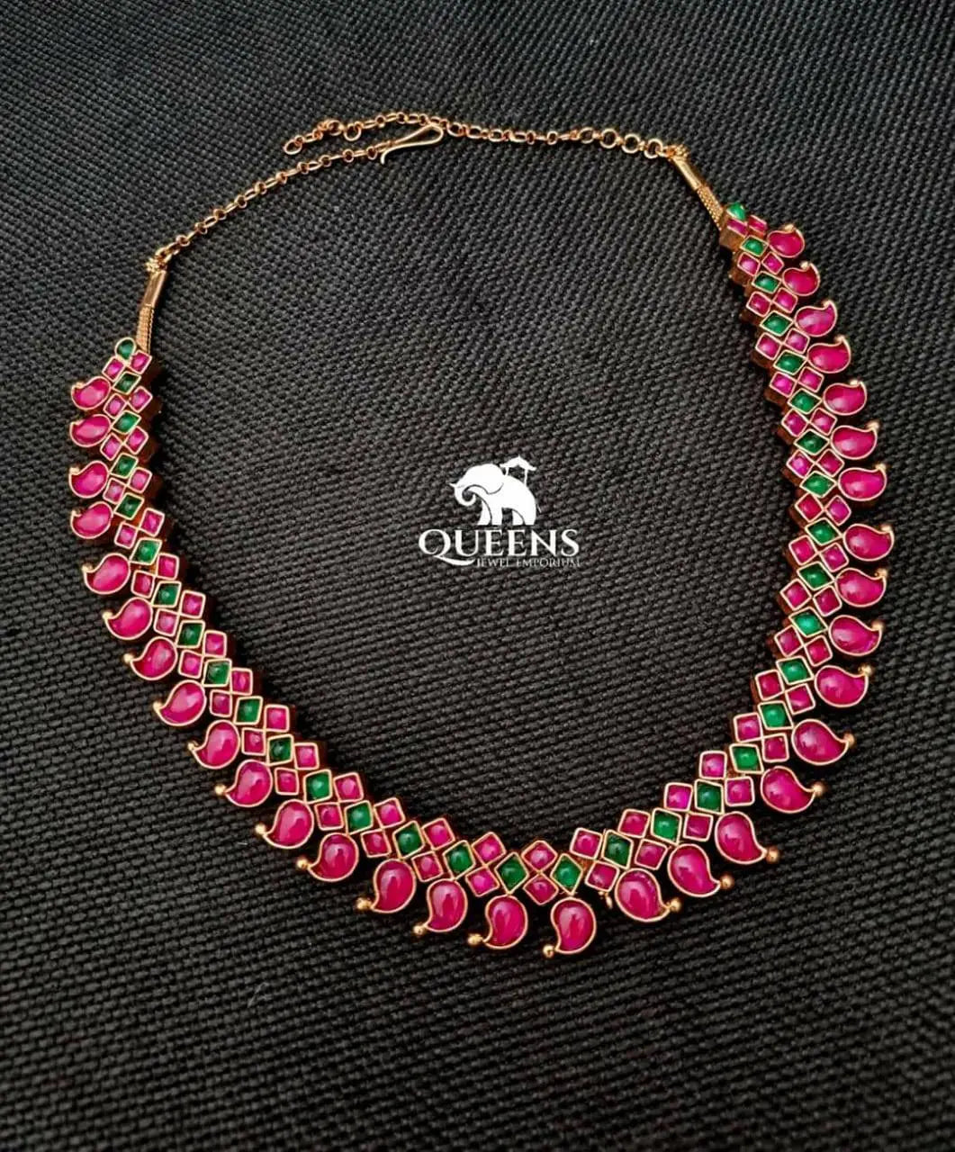 TANJORE MANGO NECKLACE - Queens Jewel Emporium