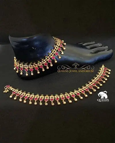 VIMALIKA ANKLETS - Queens Jewel Emporium
