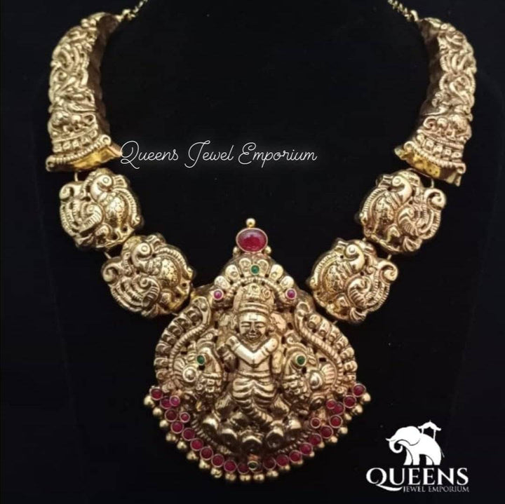 LAKSHMI NAHAAS NECKLACE - Queens Jewel Emporium