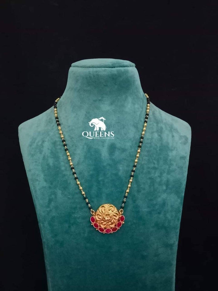 NAGASI WORKED MANGALSUTRA CHAIN SET - Queens Jewel Emporium