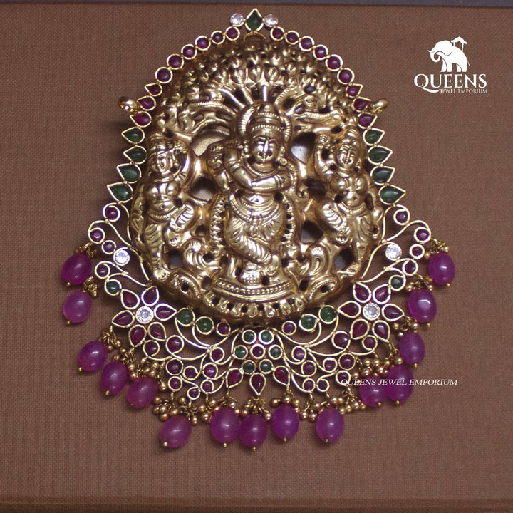 MANOHARI NAHAAS PENDANT - Queens Jewel Emporium