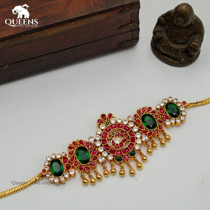 VIDYA EMERALD CHOKER - Queens Jewel Emporium