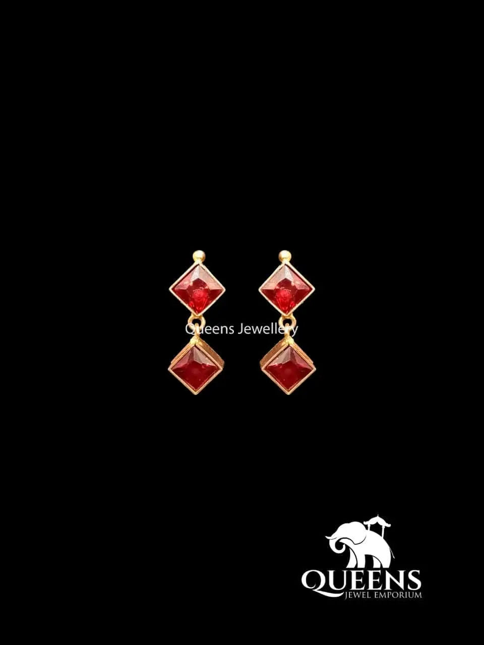 YUKTHA GATHER STUDS - Queens Jewel Emporium