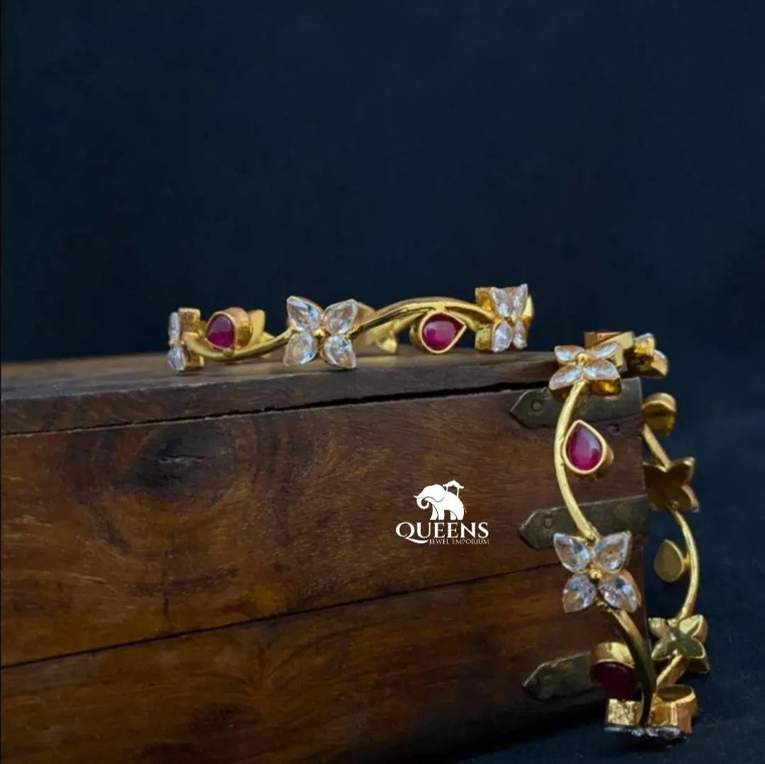 YUTHI ZIRCON BANGLES - Queens Jewel Emporium