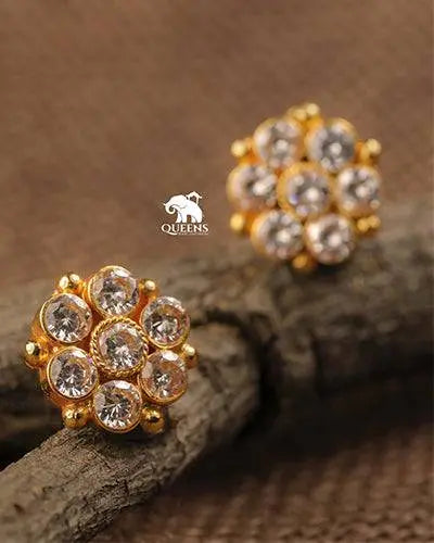 ZIRCON STUDS - Queens Jewel Emporium