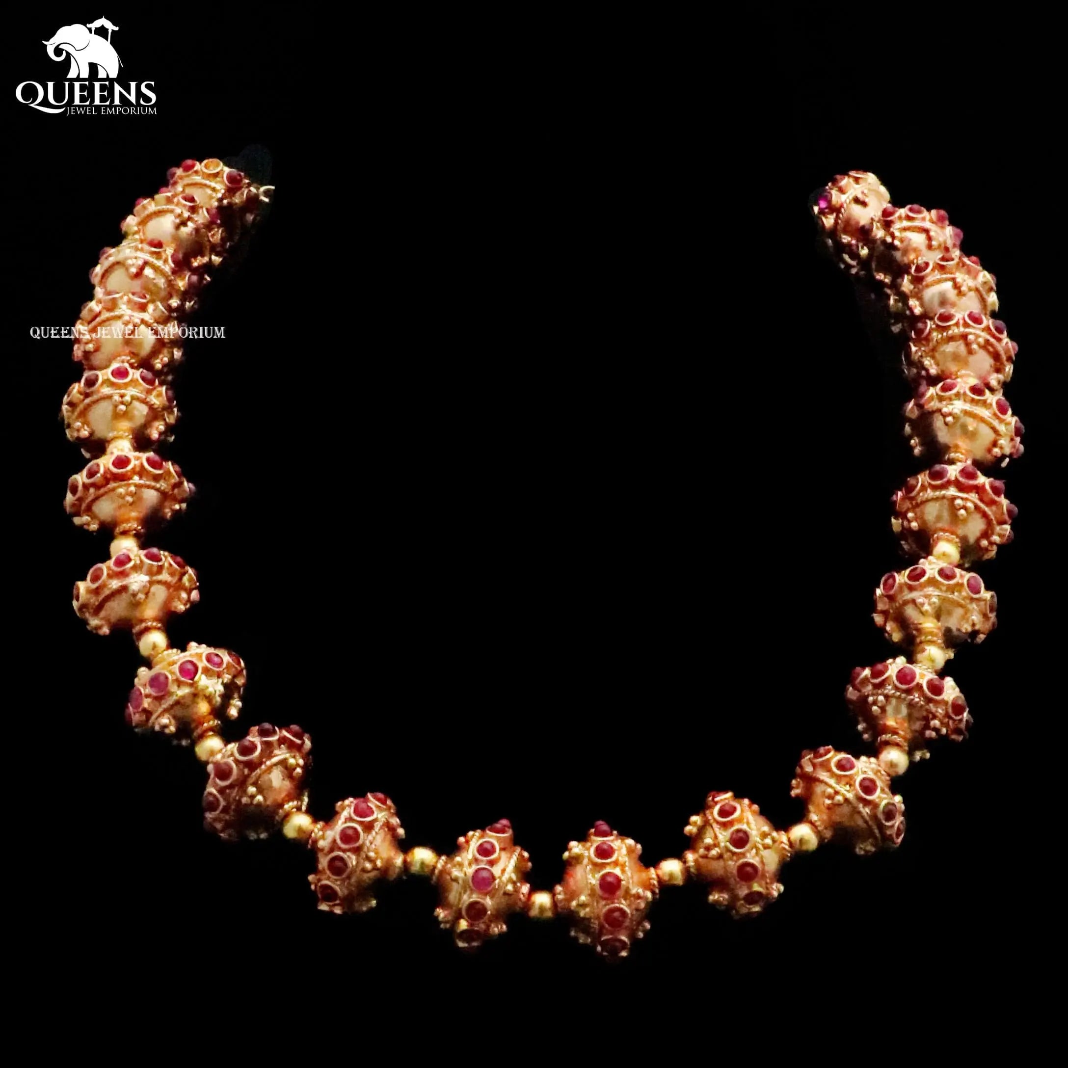 Traditional jewellery for reception-Haram without pendant
