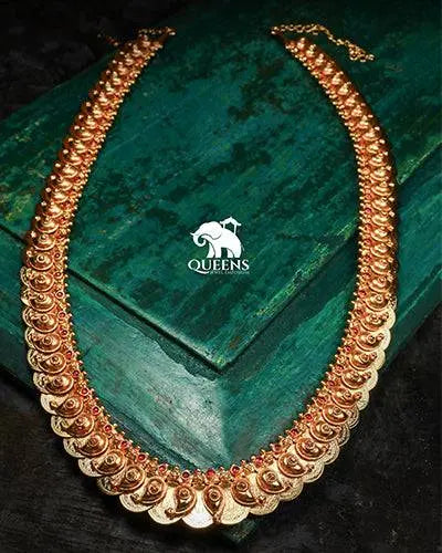 Kasu mala haram with mango design-Haram for reception