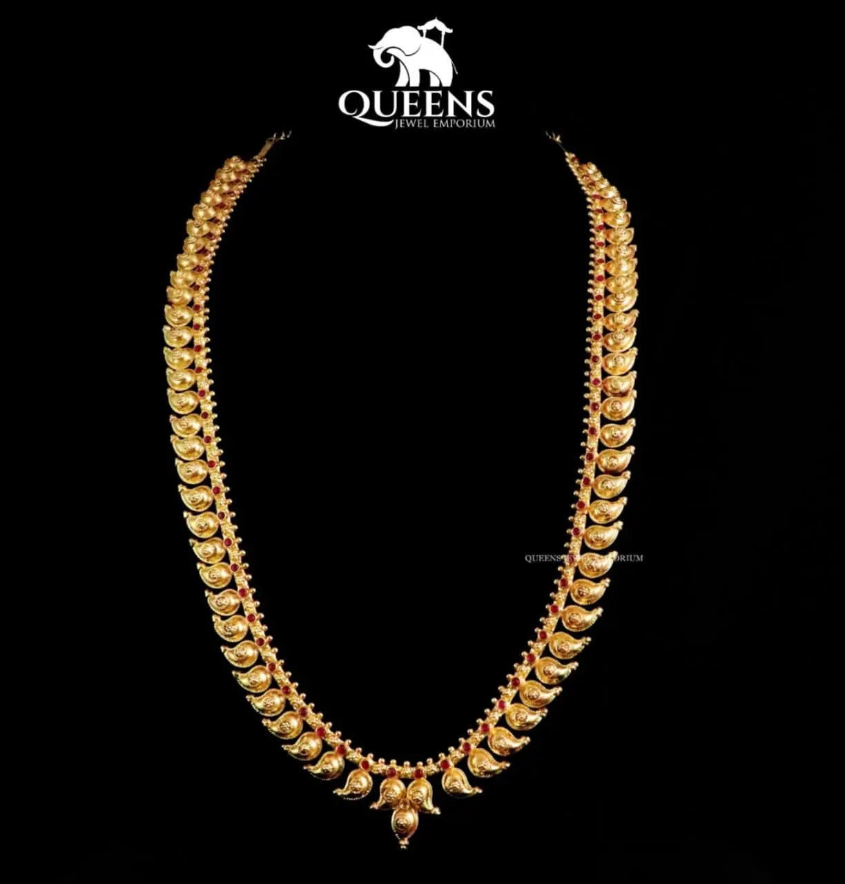 Haram with nagas mango motif-Traditional mango motif haram